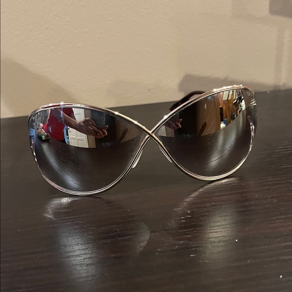 Tom Ford Shiny Rose Gold Sunglasses